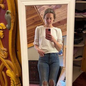 Women’s White Blouse Top